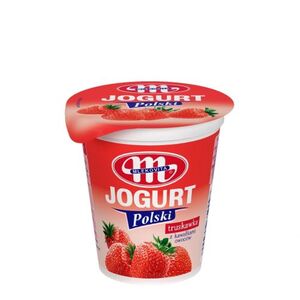 MLEKOVITA Jogurt polski o smaku truskawkowym 150g