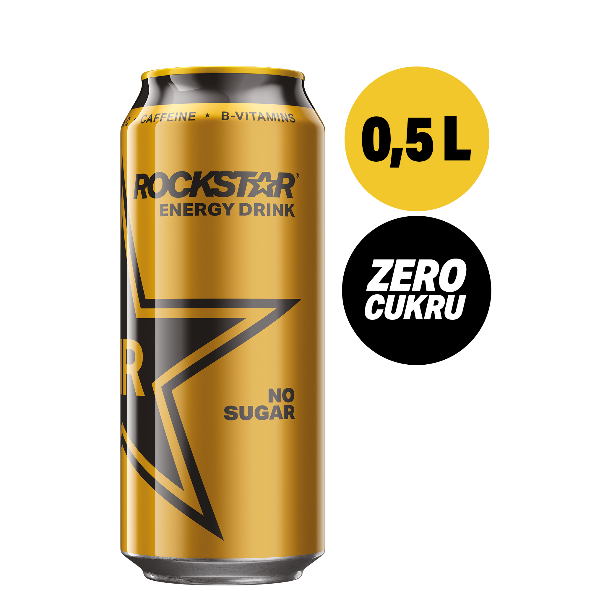 ROCKSTAR Gazowany napój energetyzujący bez cukru 500ml