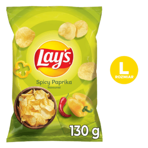 LAY'S Chipsy ziemniaczane o smaku pikantnej papryki 130g