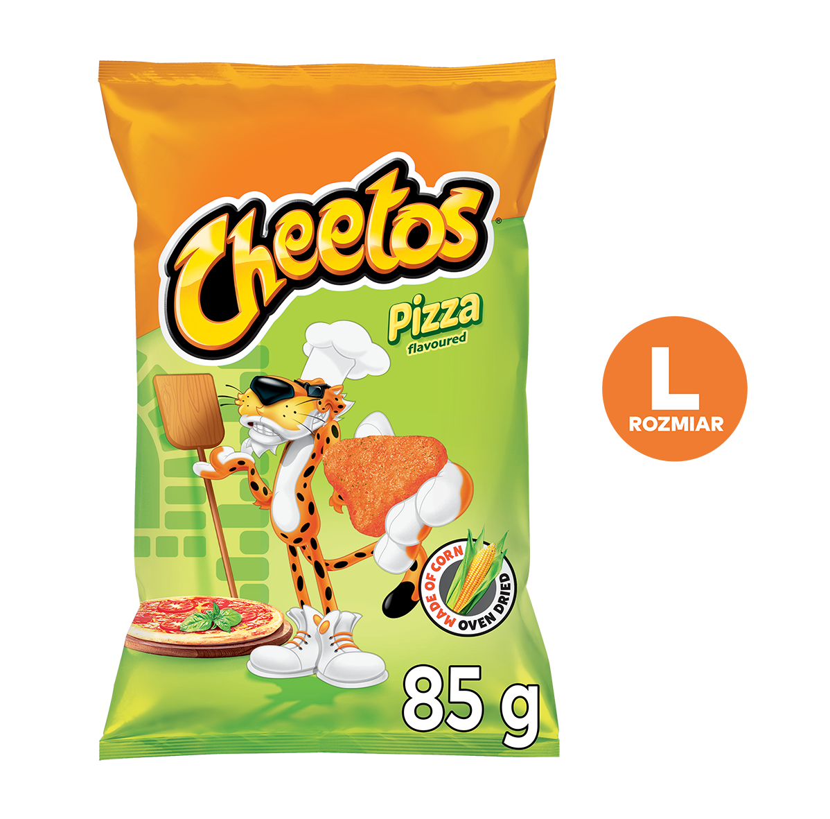 CHEETOS Chrupki kukurydziane o smaku pizzy 85g