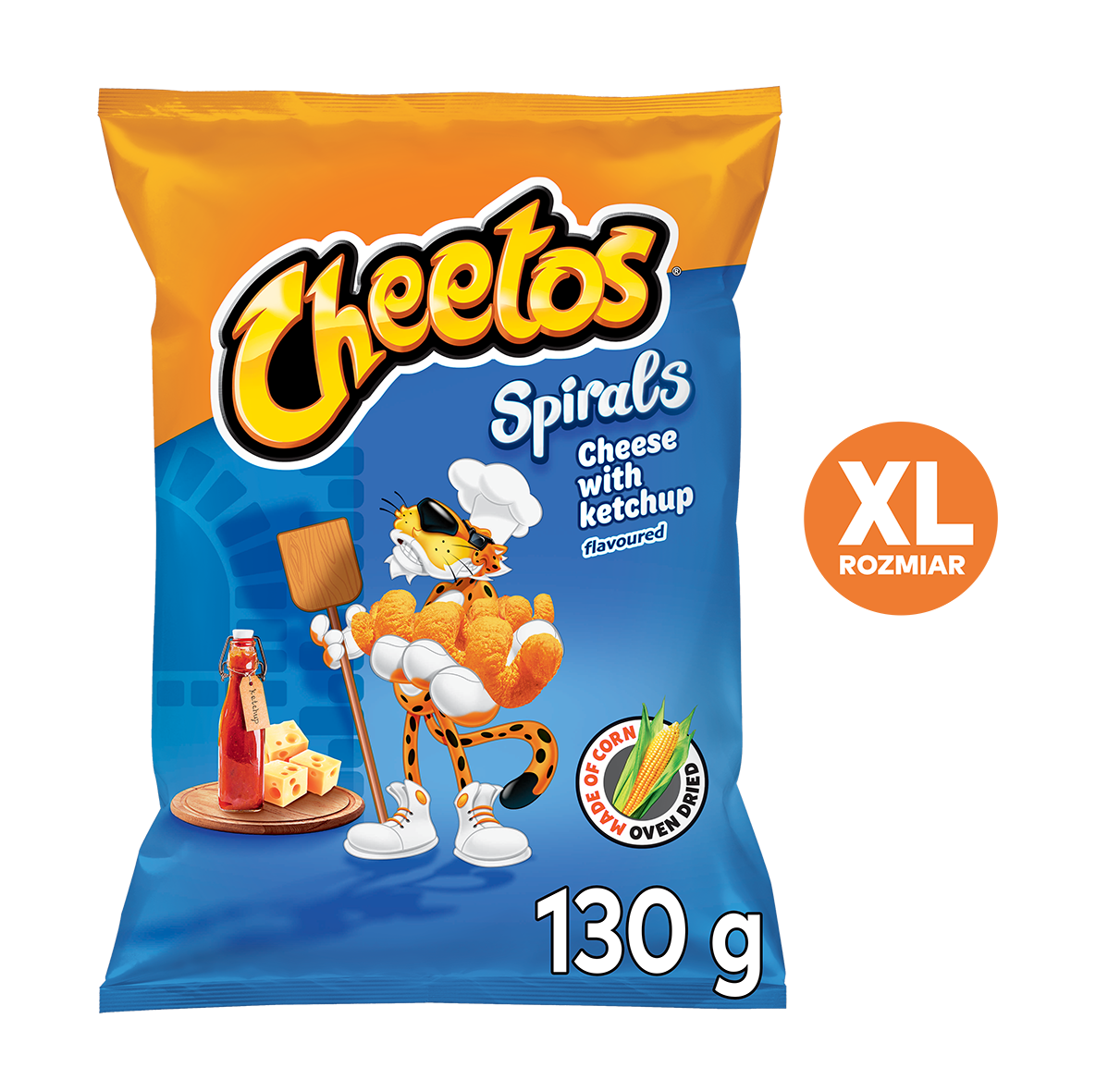 CHEETOS Chrupki o smaku serowo-ketchupowym 130g