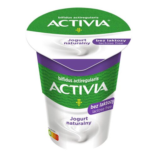 DANONE ACTIVIA Jogurt naturalny bez laktozy 165g