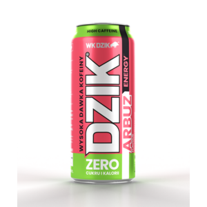 DZIK Energy drink o smaku arbuzowym bez cukru 500ml