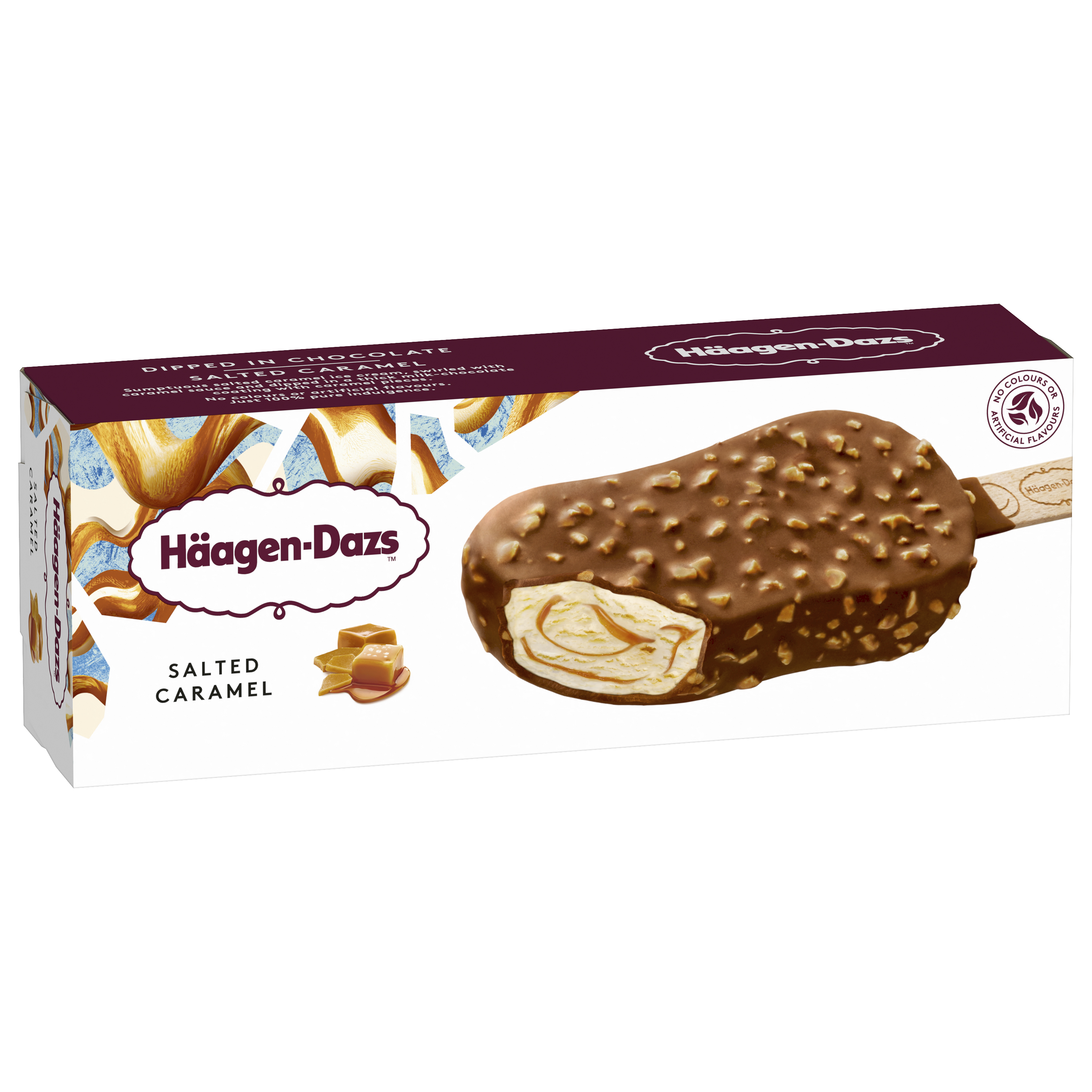 HAAGEN DAZS Lody na patyku o smaku słonego karmelu 80ml