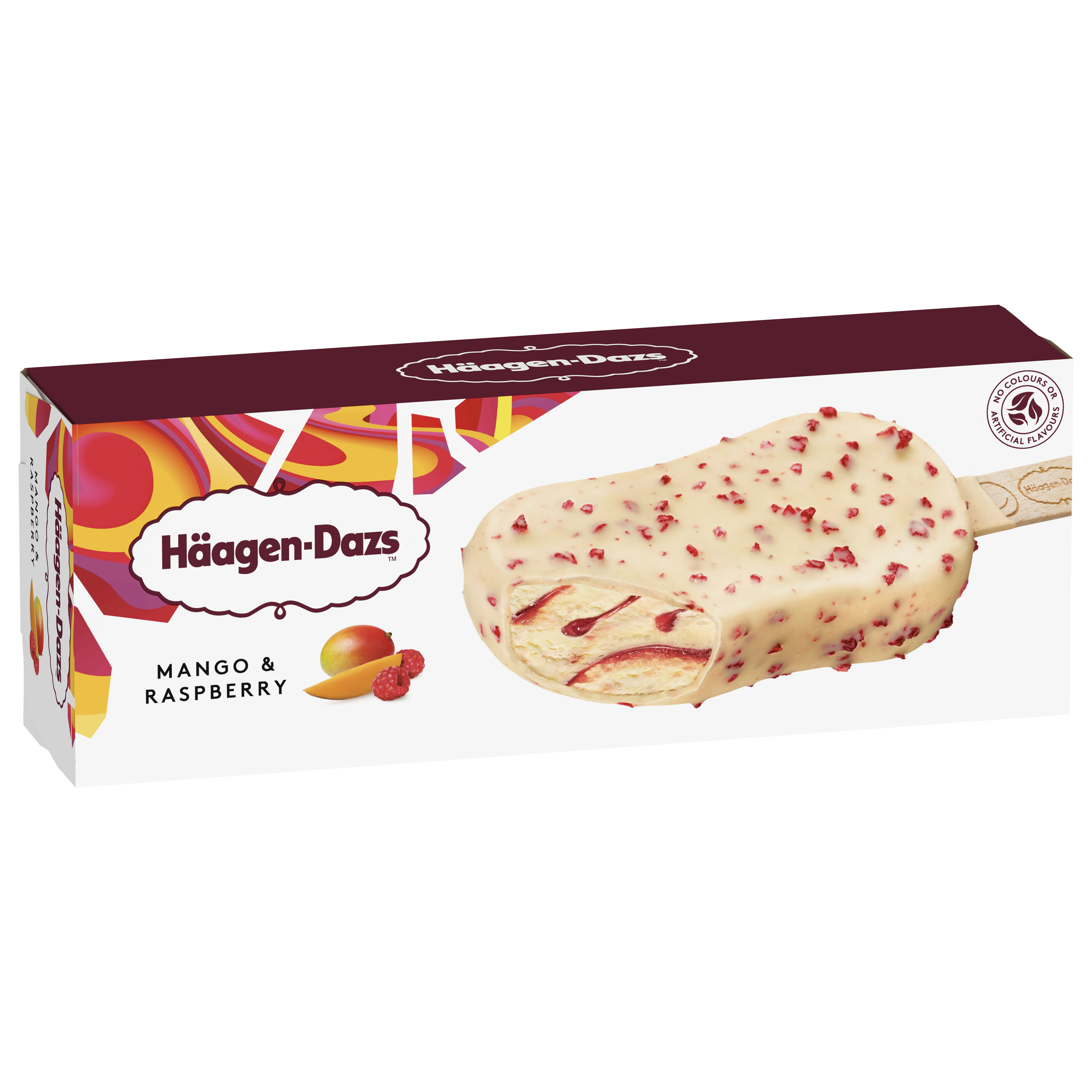 HAAGEN DAZS Lody na patyku o smaku mango - maliny 80ml