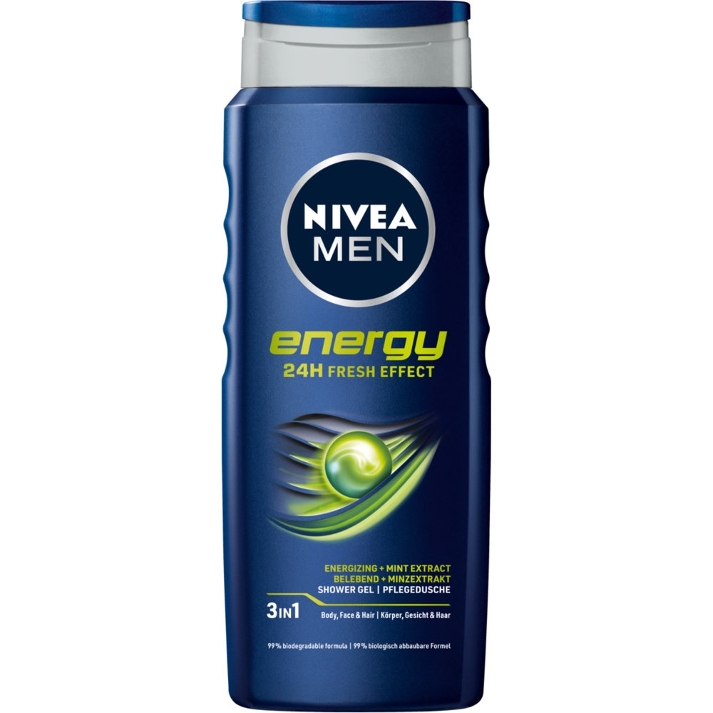 NIVEA MEN Żel pod prysznic dla mężczyzn Energy 500 ml