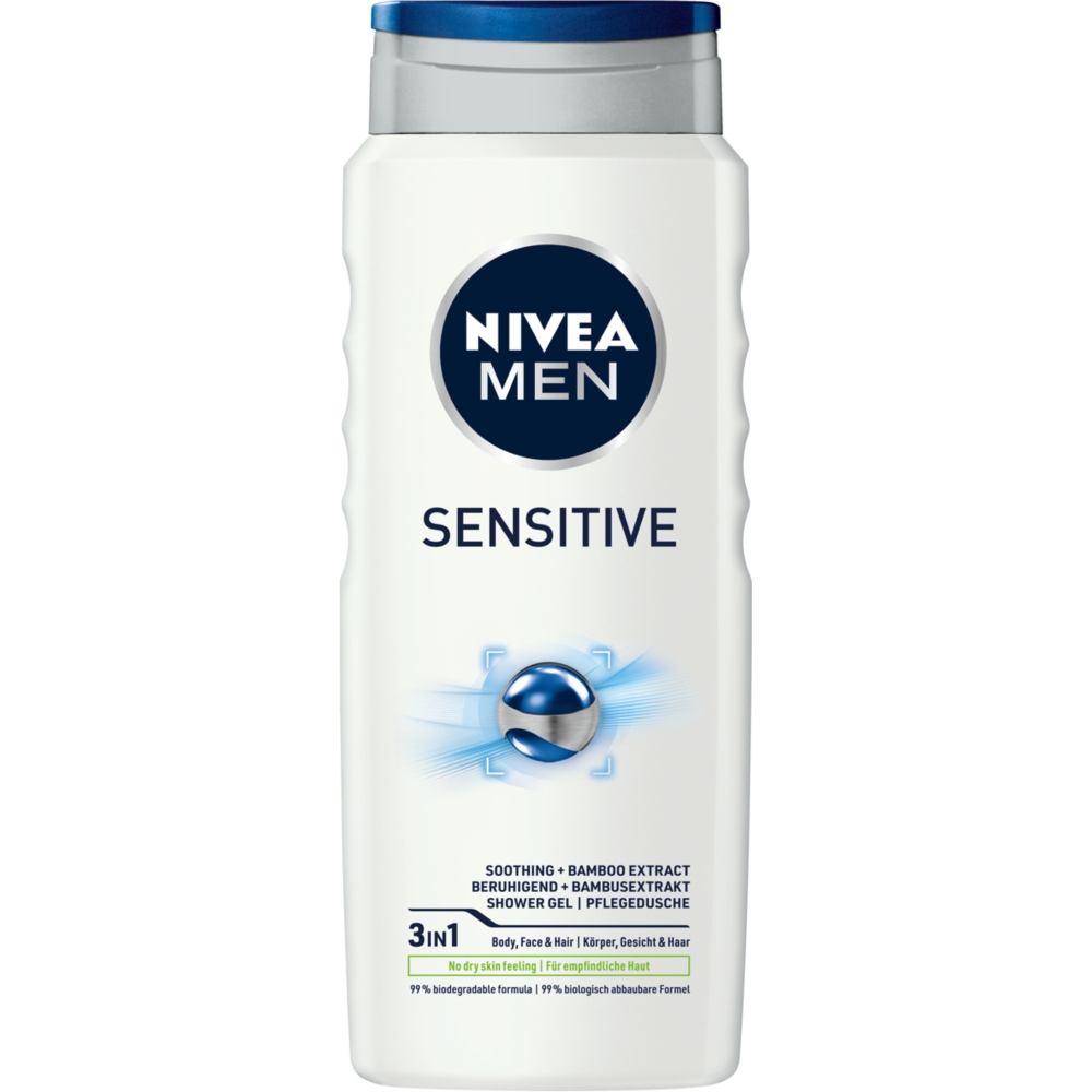 NIVEA MEN Żel pod prysznic dla mężczyzn Sensitive 500 ml