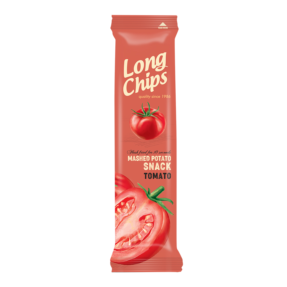 LONG CHIPS Chipsy ziemniaczane o smaku pomidorowym 75g