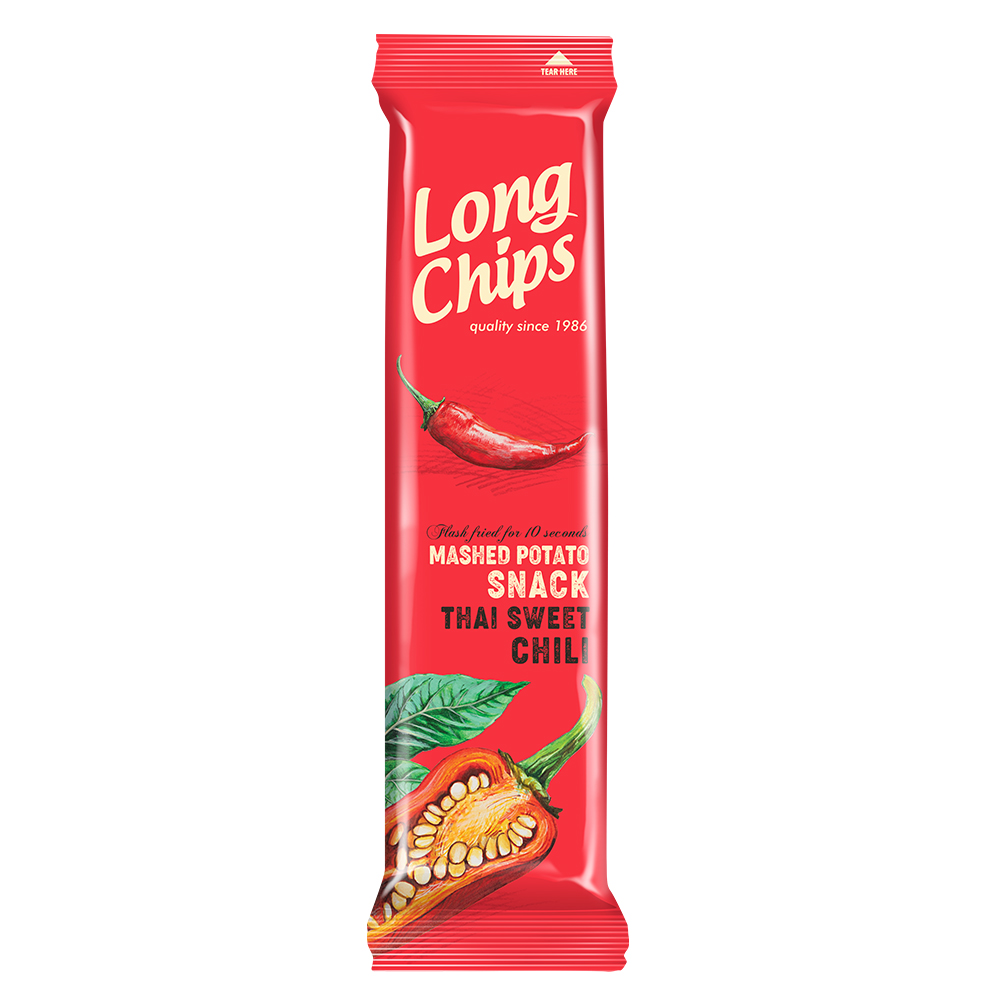 LONG CHIPS Chipsy ziemniaczane o smaku słodkiego chilli 75g