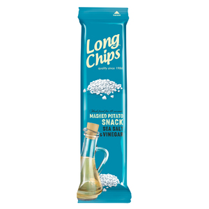 LONG CHIPS Chipsy ziemniaczane o smaku soli morskiej z octem 75g