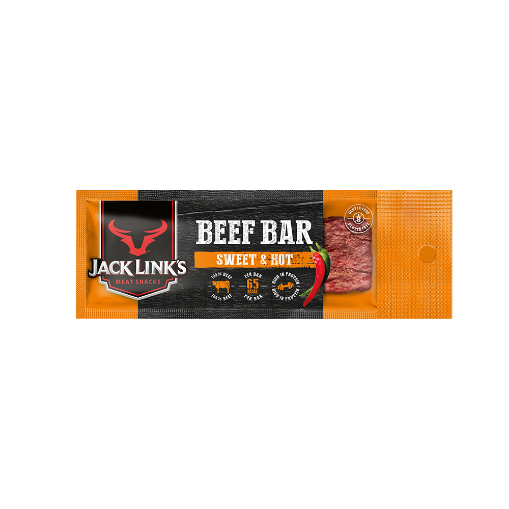 JACK LINK'S Baton proteinowy z suszonej wołowiny Sweet&Hot 22,5g