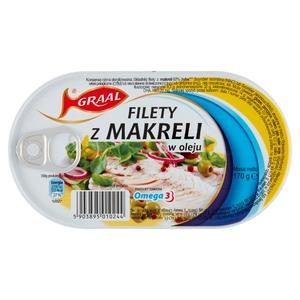GRALL Filety z makreli w oleju 170 g
