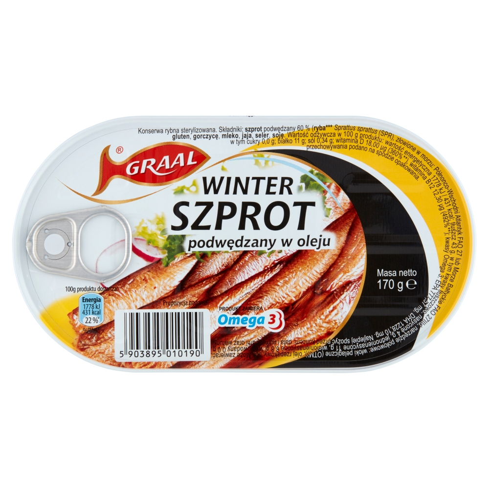 GRALL Szprot Winter w oleju 170 g