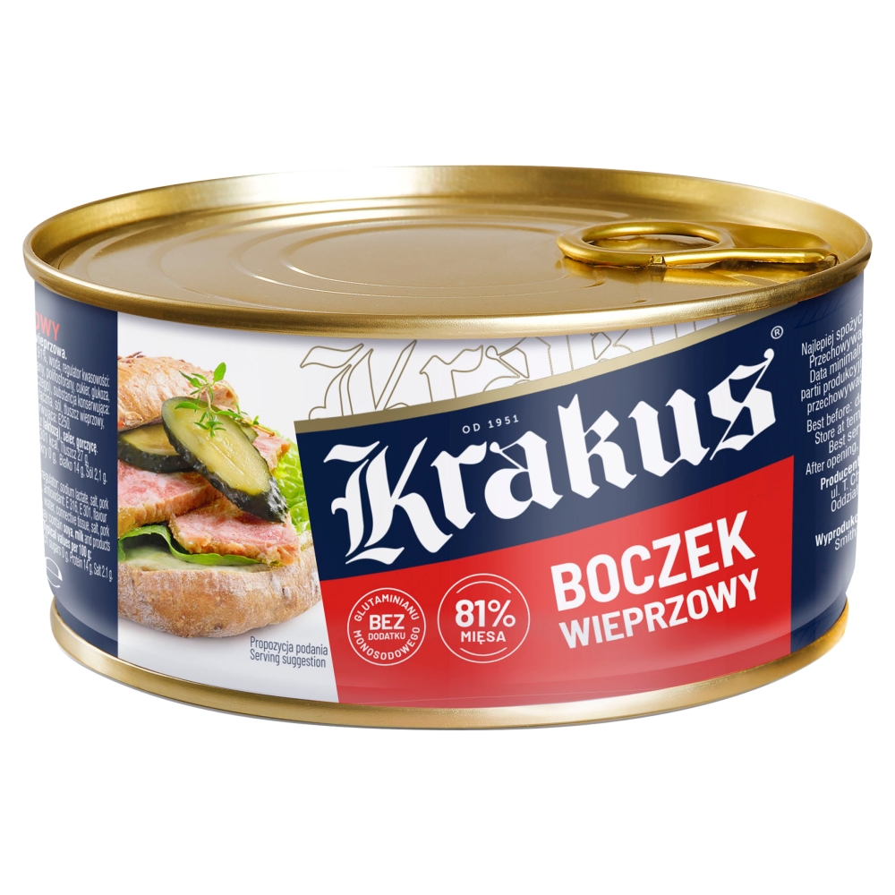 KRAKUS Konserwa boczek wieprzowy 300 g