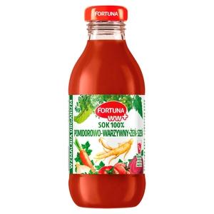 FORTUNA Sok 100% pomidorowo-warzywny + żeń-szeń 300 ml