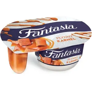 DANONE FANTASIA Jogurt kremowy z sosem karmelowym