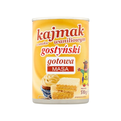 SM GOSTYŃ Kajmak masa krówkowa waniliowa 510g