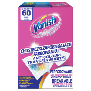 VANISH COLOR PROTECT Chusteczki zapobiegające farbowaniu 30 szt.