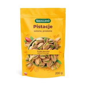 BAKALLAND Pistacje solone prażone 200g