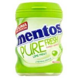 MENTOS PURE FRESH Guma do żucia o smaku limonkowym bez cukru