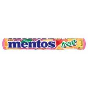 MENTOS FRUIT Cukierki do żucia o smaku owocowym