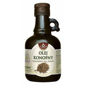 OLEOFARM Olej konopny tłoczony na zimno 250 ml