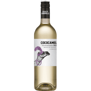 CRAZY ANIMALS Wino Cococamel Gewurztraminer białe półsłodkie