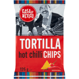CASA DE MEXICO Tortilla Chipsy kukurydziane o smaku chili 125g