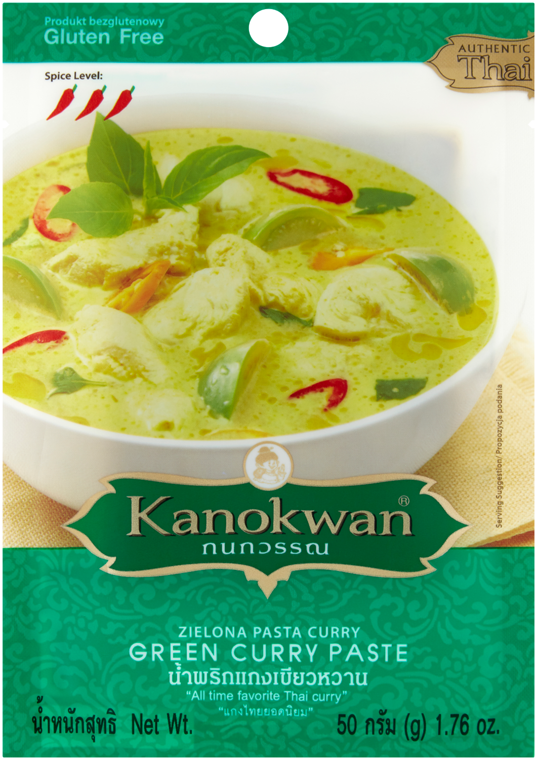 KANOKWAN Pasta zielona curry 50g