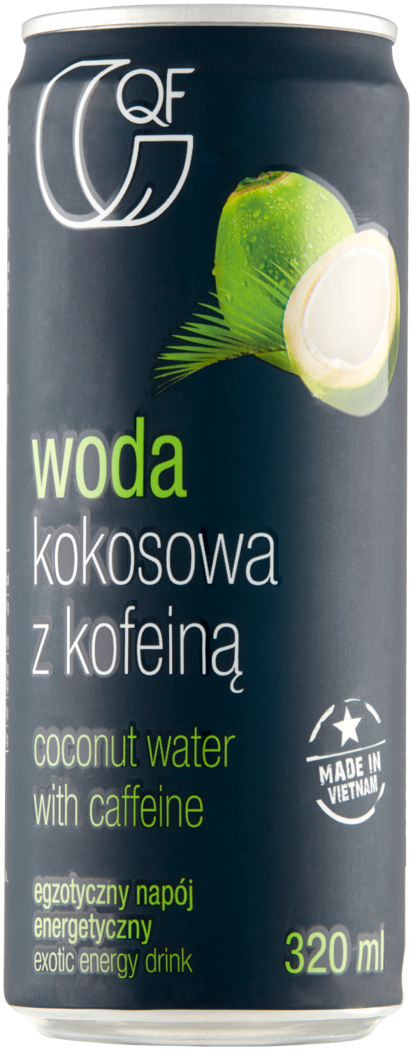 QF Woda kokosowa z kofeiną 320ml