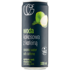 QF Woda kokosowa z kofeiną 320ml