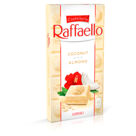 RAFFAELLO Czekolada migdałowo-kokosowa 90 g