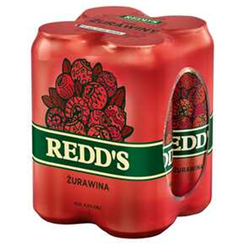 REDD'S Piwo żurawina 4x500ml 2000ml