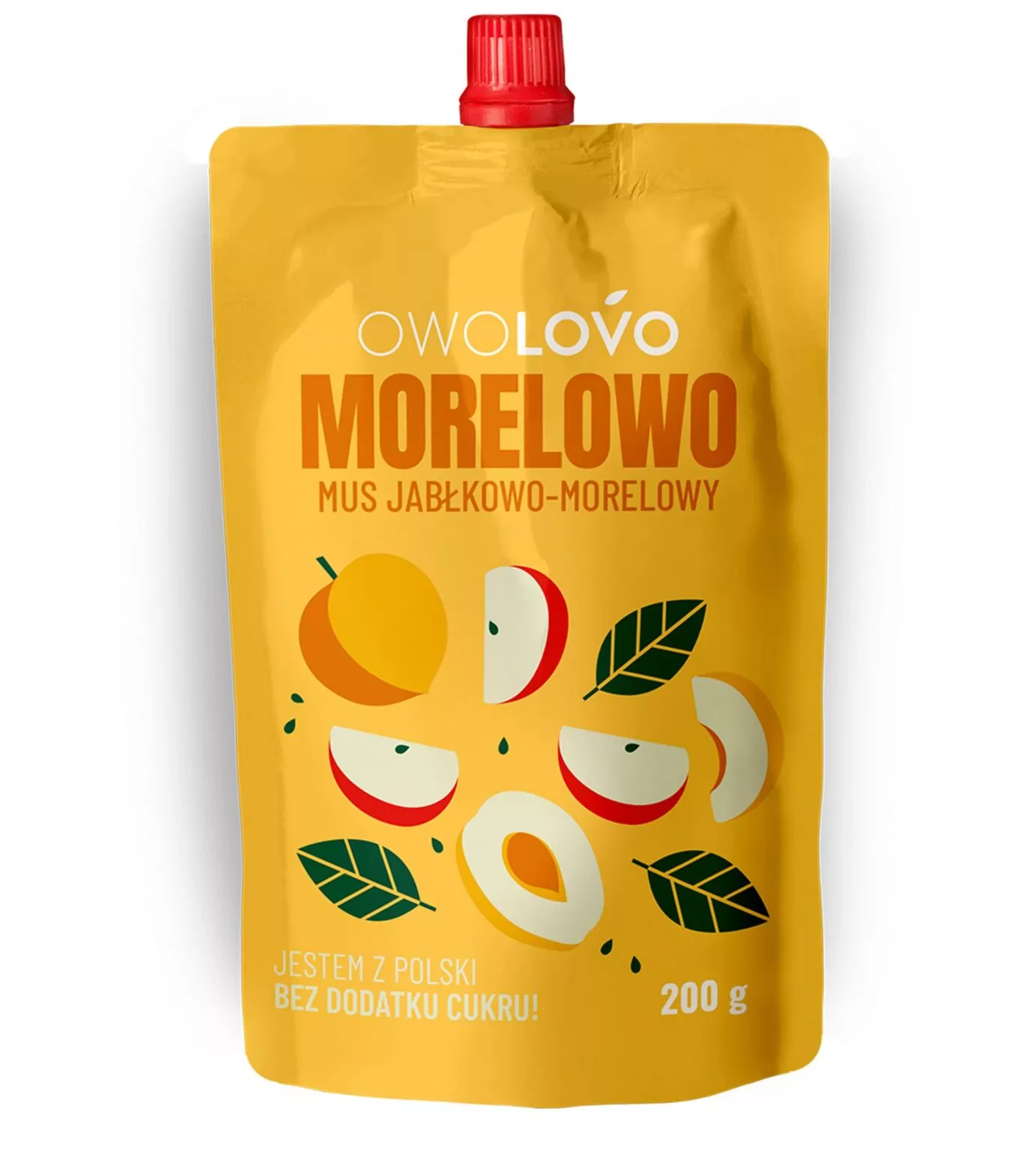 OWOLOVO Mus jabłkowo-morelowy 200g