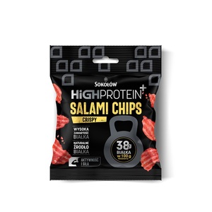 SOKOŁÓW CHRUP'US Chipsy salami klasyczne bez glutenu 25 g