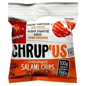 SOKOŁÓW CHRUP'US Chipsy salami klasyczne bez glutenu