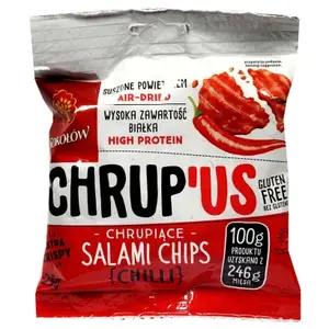 SOKOŁÓW CHRUP'US Chipsy salami o smaku chilli bez glutenu