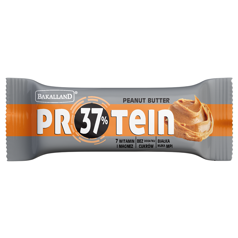 BAKALLAND Baton proteinowy peanut 35 g