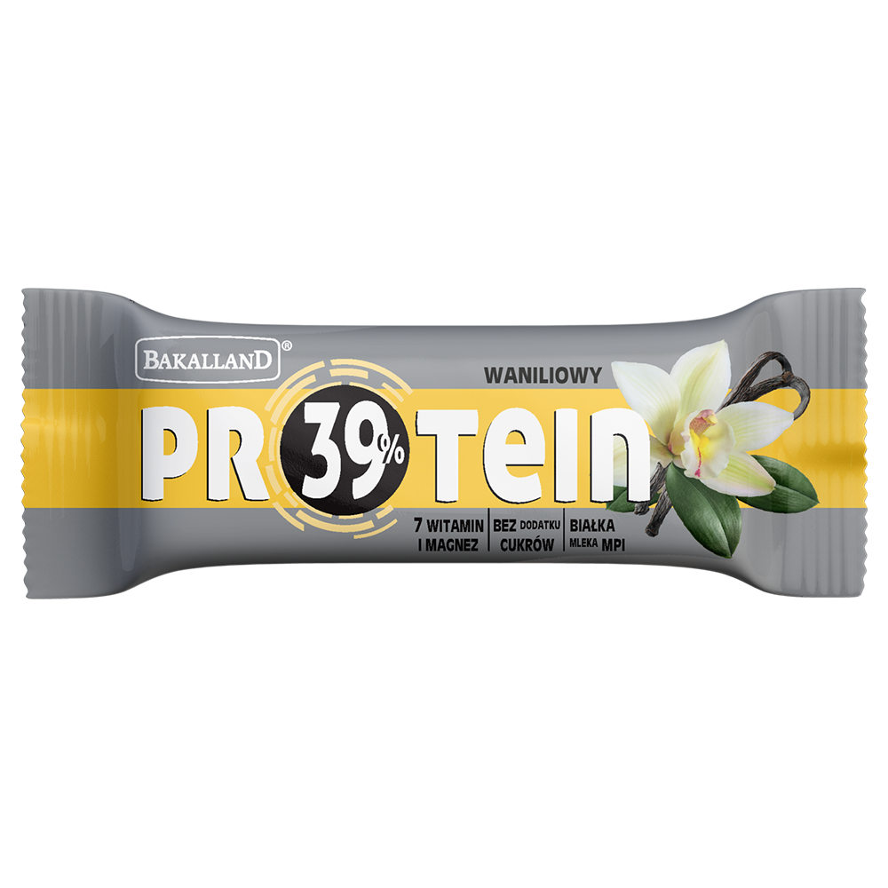 BAKALLAND Baton proteinowy wanilia 35g