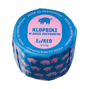 ED RED Konserwa klopsiki w sosie grzybowym 400g