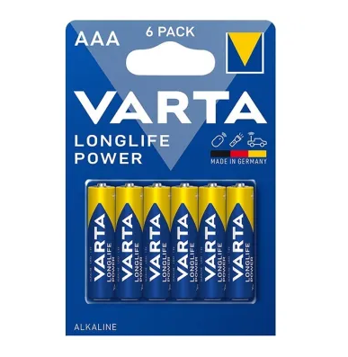 VARTA Baterie Long Life Power R3 6 szt.