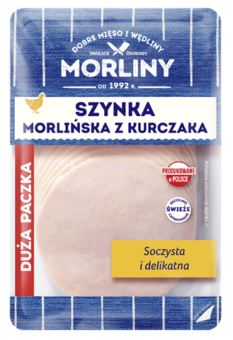 MORLINY Szynka morlińska z kurczaka w plastrach 200 g