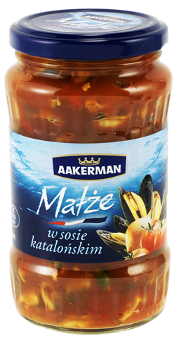 AAKERMAN Małże w sosie katalońskim 350 g