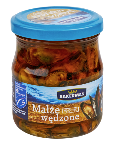 AAKERMAN Małże wędzone 200 g