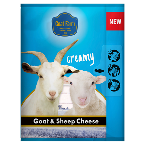 GOAT FARM Ser kozi i owczy w plastrach 100 g