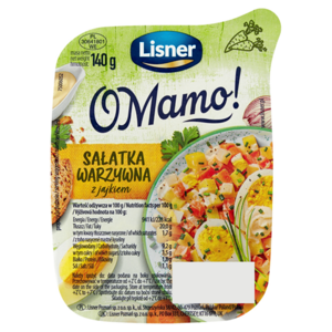 LISNER O MAMO! Sałatka warzywna z jajkiem 140 g