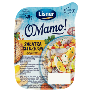 LISNER O MAMO! Sałatka śledziowa z jajkiem 140 g