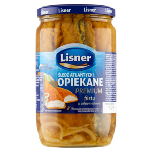 LISNER Opiekane filety śledziowe w zalewie octowej 700 g