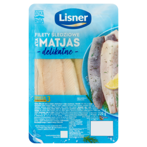 LISNER Filety śledziowe Matjas delikatne w oleju 200 g