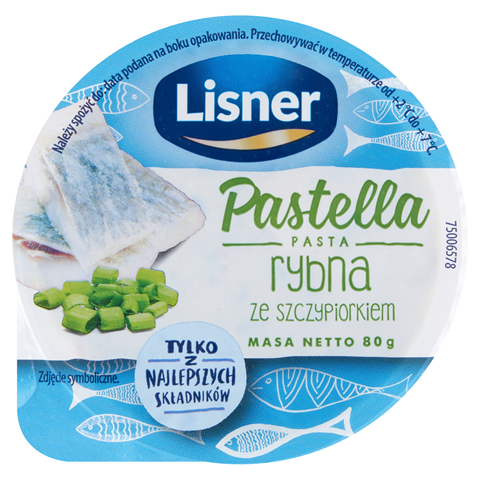 LISNER Pastella rybna ze szczypiorkiem 80 g